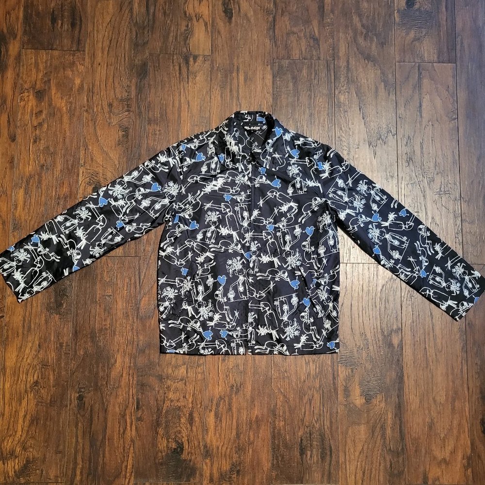 Comme Des Garcon CDG Black Rain-wear Light Jacket